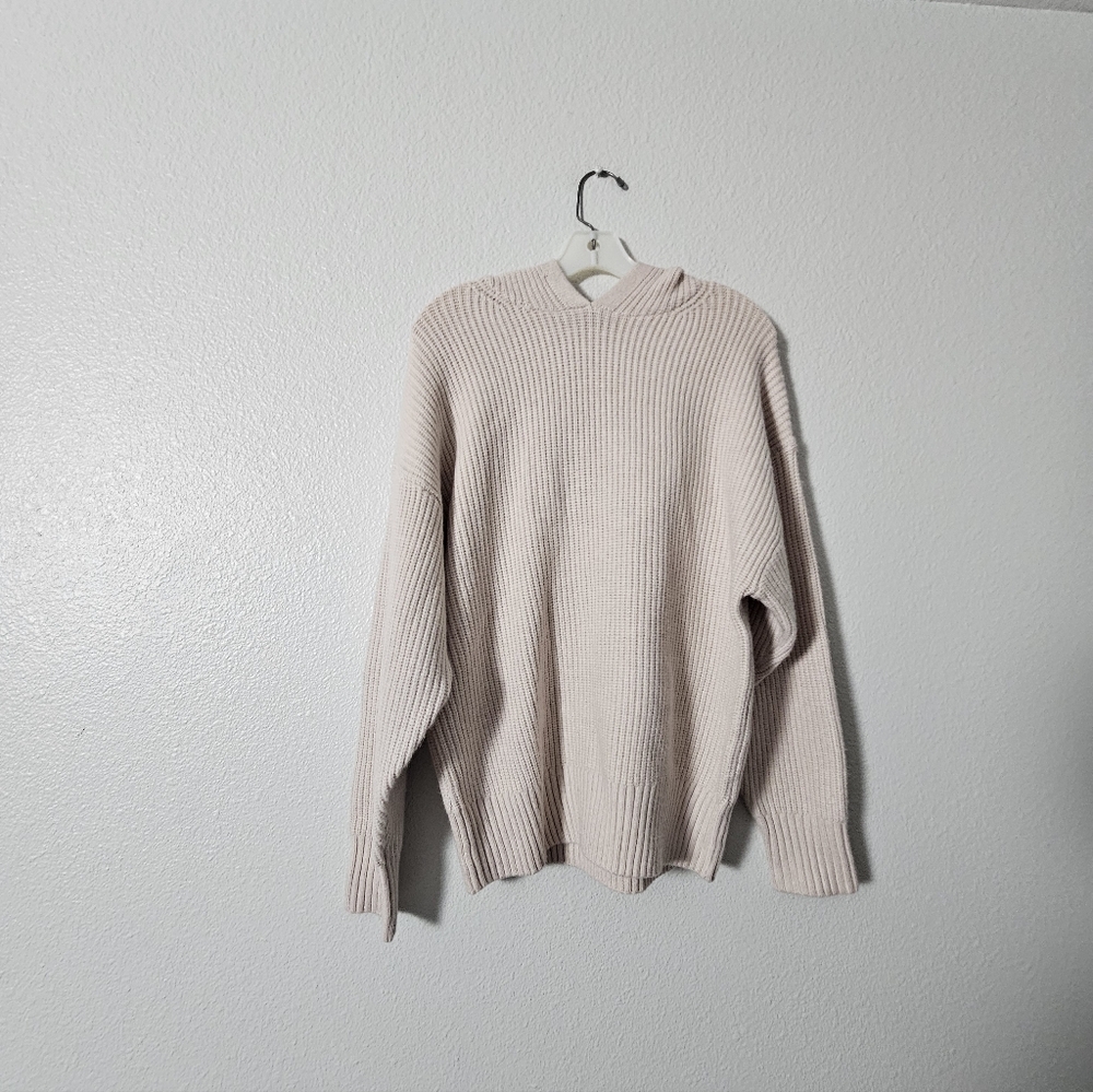Wild Fable Cozy Cream Knit Sweater Sz S